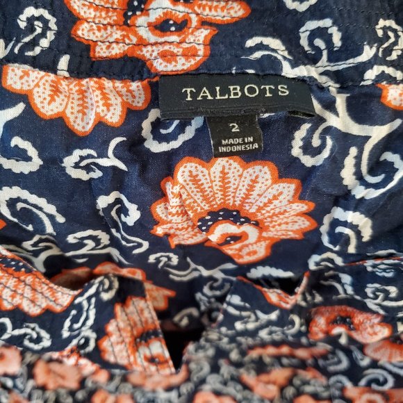 Talbots Sleeveless Blouse - Size 2 - Picture 2 of 3